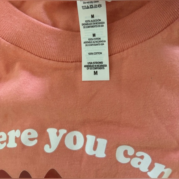 Bella + Canvas “Be Kind” Tshirt Women’s Medium Orange Casualwear Flower New - Picture 3 of 6